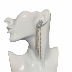 Studio S silver and Gold drop long Earring🧩